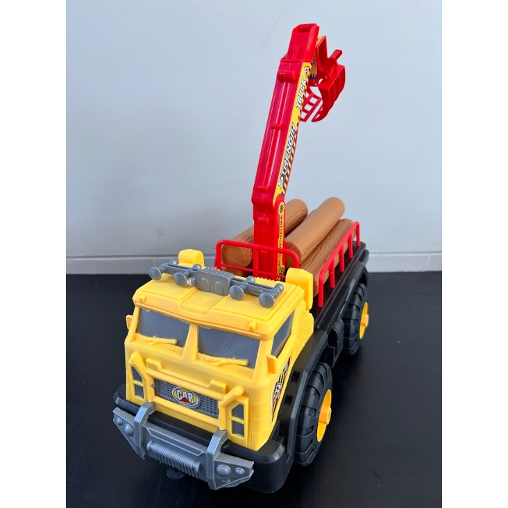 Mainan Anak DIY Truk Excavator Angkut Kayu JUMBO - (AK74)