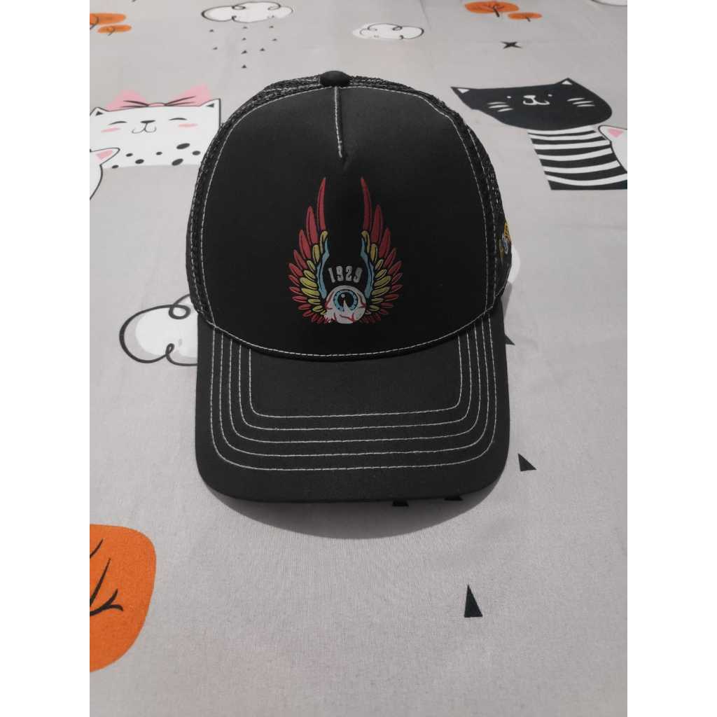 Topi Von Dutch Original - Trucker Hat 1459 Unisex Ori Mall, Logo Bordir Premium