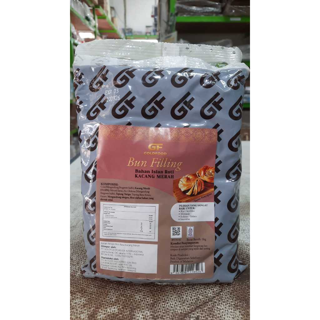 Selai kacang merah gold food 1kg