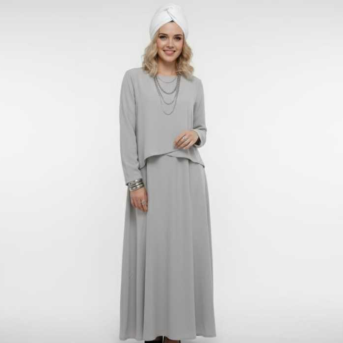 Eprise OB Gamis - YY575C | Gaun Maxi Wanita Muslim | Dress Gamis | Dress Lebaran