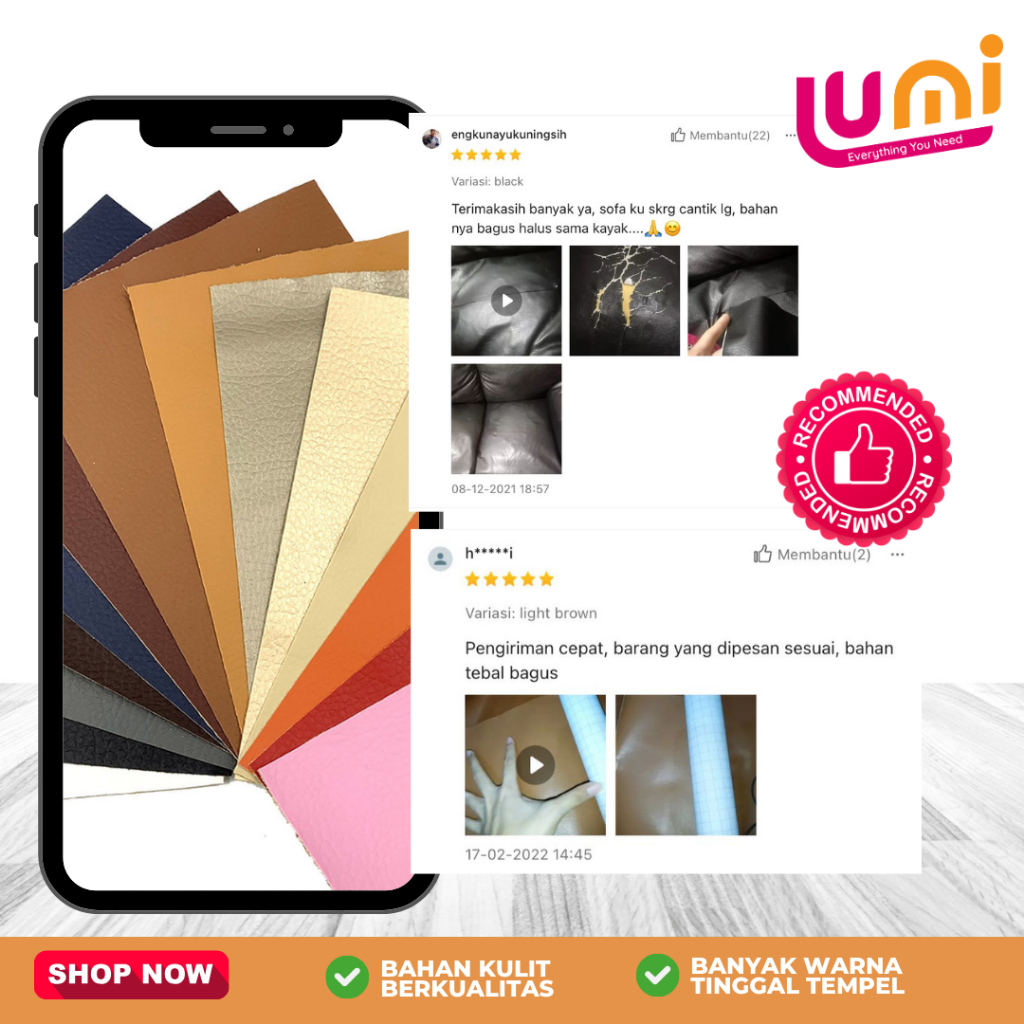 Sticker Leather Sofa – Pelapis Kulit Tempel untuk Sofa & Furnitur