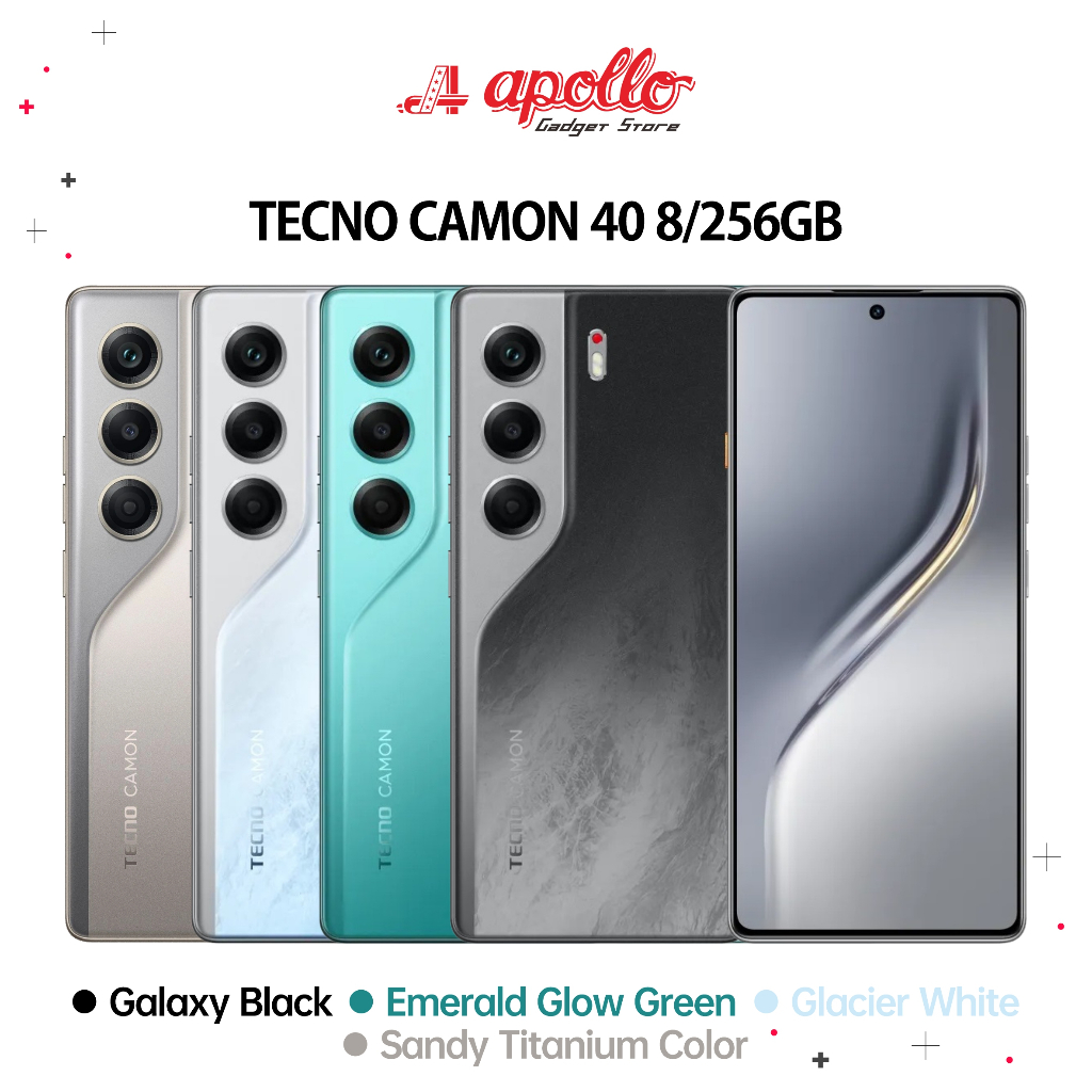 Tecno Camon 40 8/256GB Garansi Resmi Indonesia