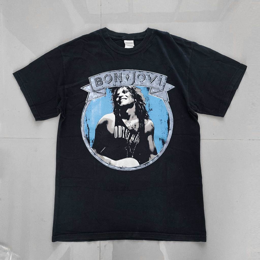 Bon Jovi | Kaos Band | Kaos Musik Vintage