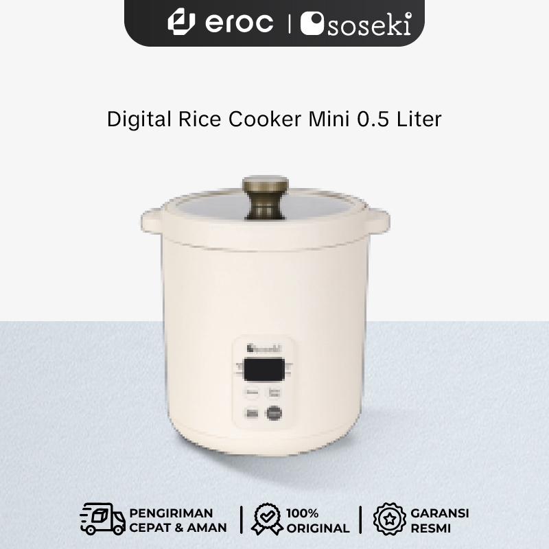 SOSEKI Digital Rice Cooker Mini 0,5 Liter