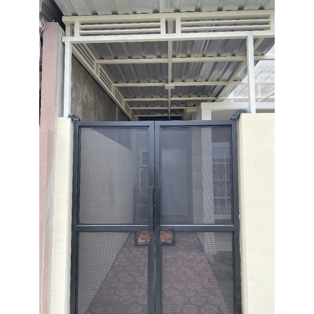 pagar rumah industrial perforated plat