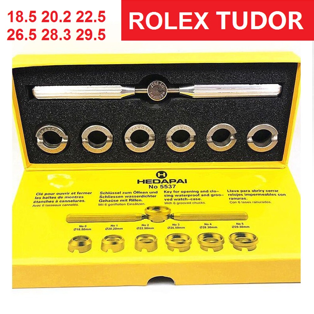 Alat Pembuka Jam Tangam ROLEX TODOR Hedapai 6 Mata Baja Kuat Dan Halus 5537 Tutup Belakang Rolex Gan