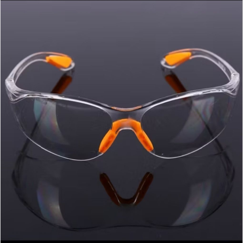 Kacamata safety bening kacamata pelindung bening