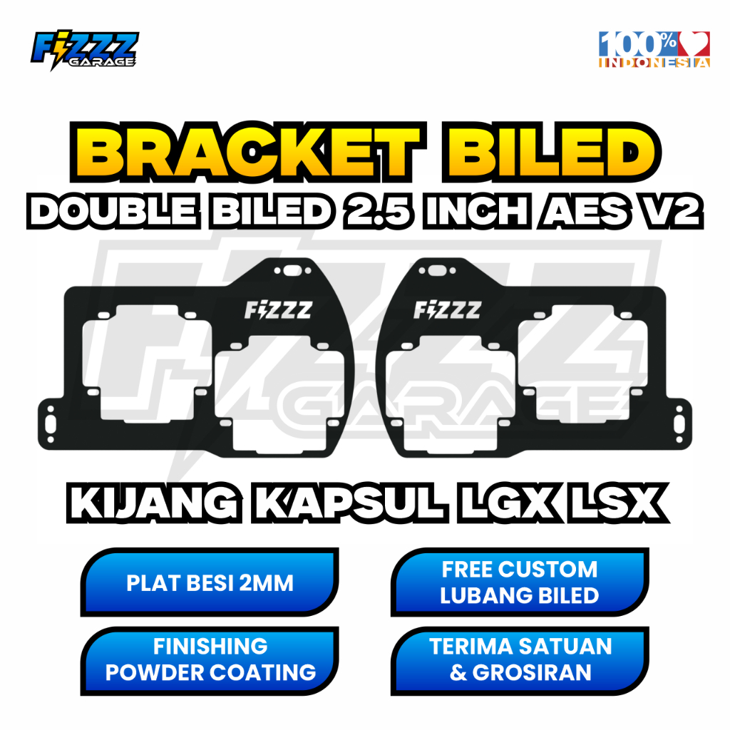 BRACKET BREKET LAMPU BILED CUSTOM KIJANG KAPSUL LGX LSX 2000 - 2004