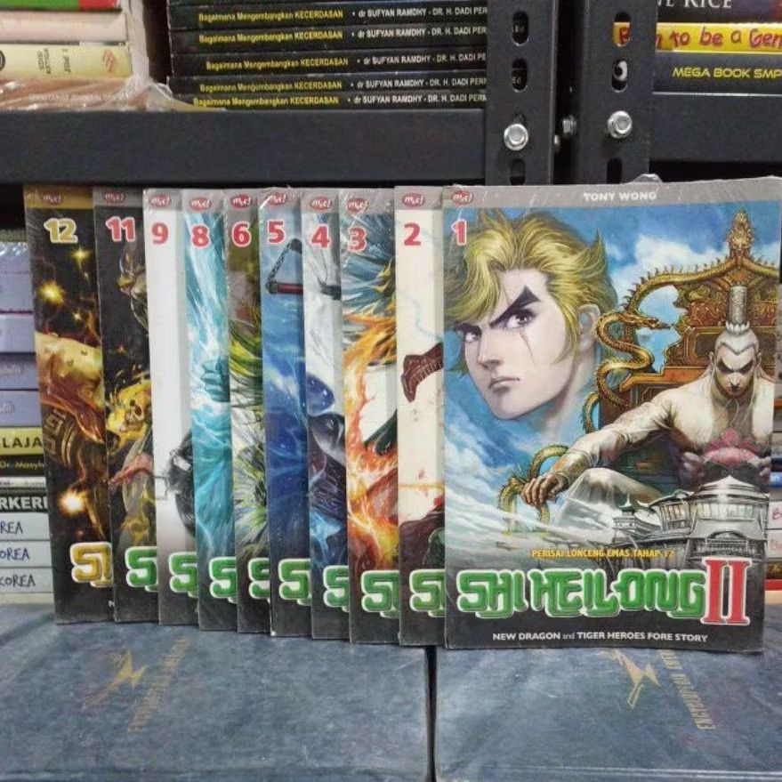 Majalah Original SHI HEILONG II NEW DRAGON and TIGER HEROES FORE STORY TONY WONG Bekas