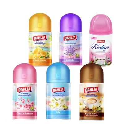 REFILL Dahlia Matic Spray Pengharum Ruangan Semprot 225ml - Dahlia pengharum ruangan