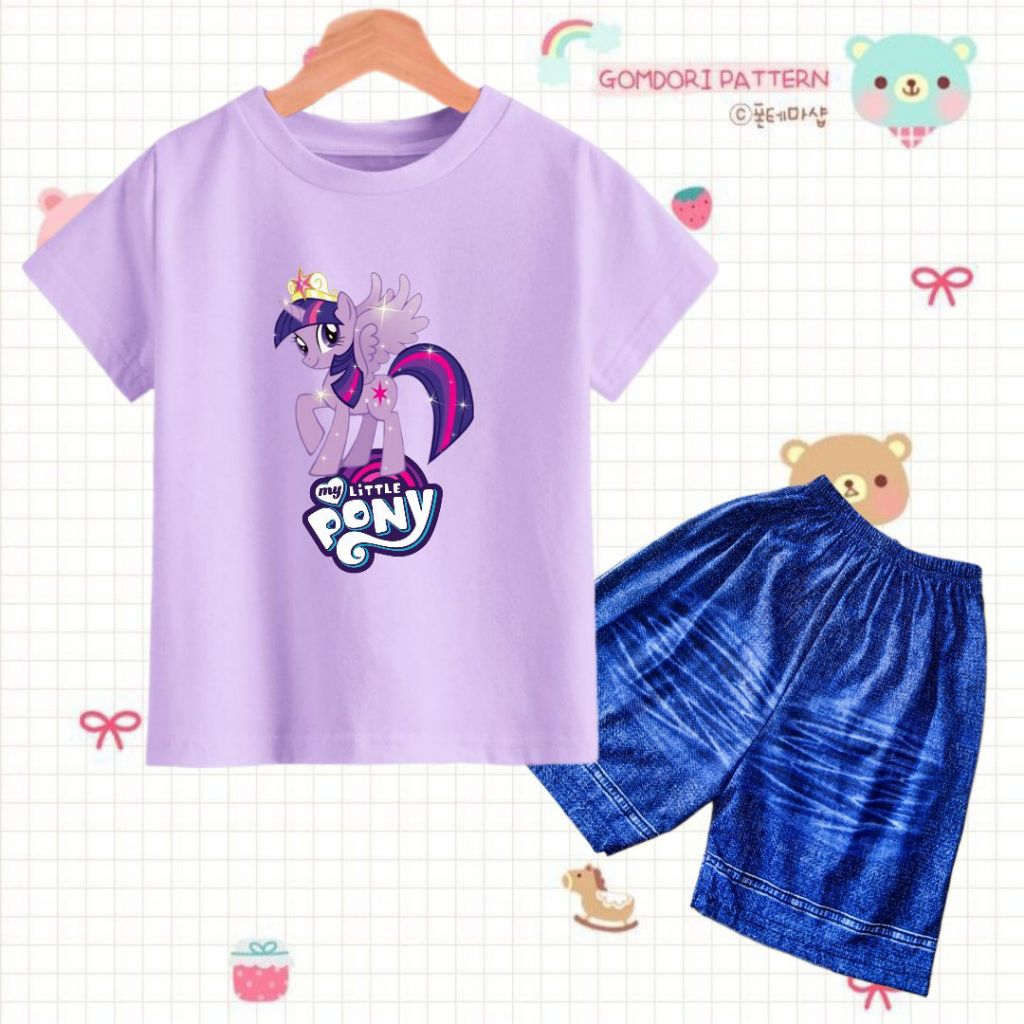 Setelan Anak Unisex/Setelan Celana Anak MY LITTLE PONY