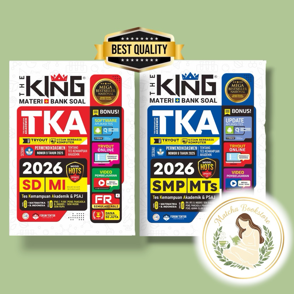 Buku The King TKA SD/MI 2026 - Buku The King TKA SMP/MTs 2026
