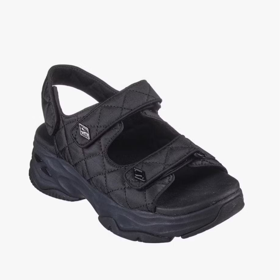 SANDAL SKECHERS D'LITES 4 WOMENS SANDAL - BLACK