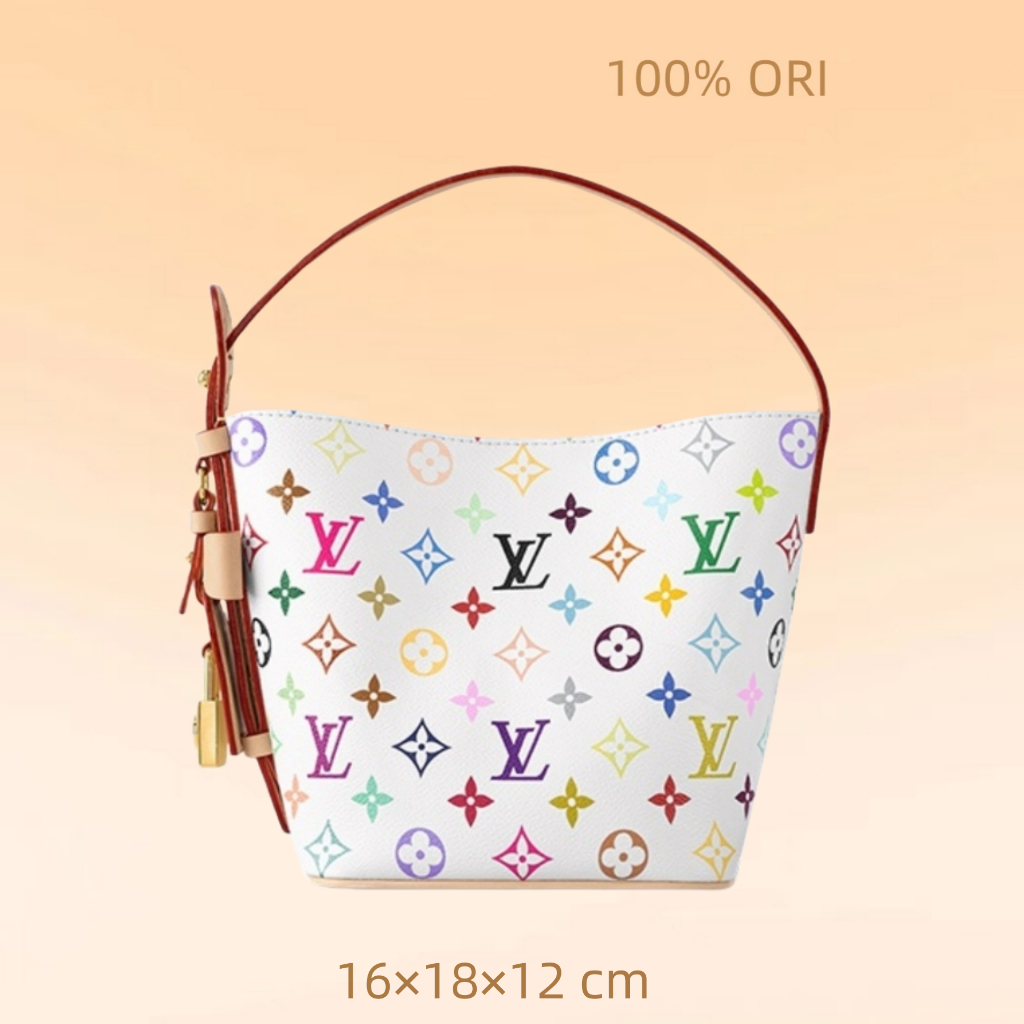 ALL IN BB Bag Shoulder Handbagtiga warna putih / Tas Selempang &Bahu Wanita /Tas tangan temperamen[F