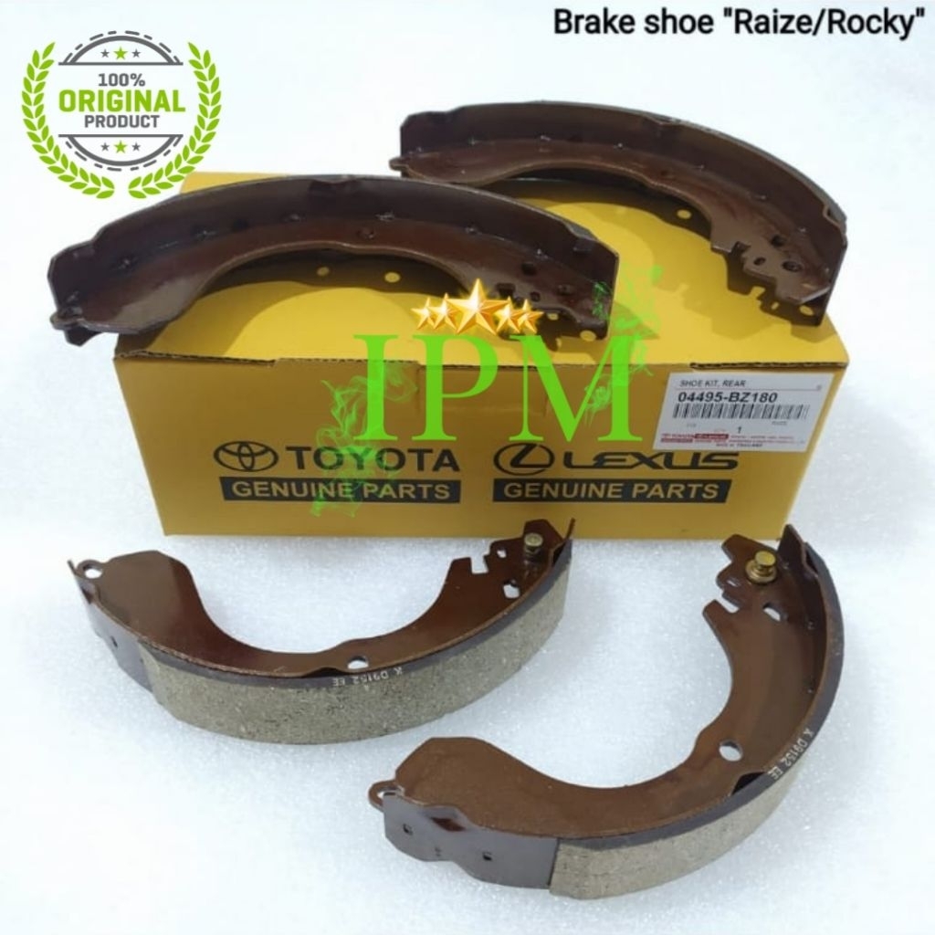 BRAKE SHOE KAMPAS REM BELAKANG RAIZE ROCKY 04495-BZ180 GARANSI