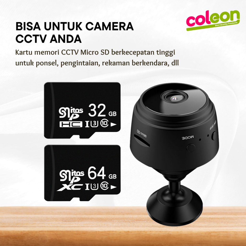 Memory Card Class 10 High Speed – MicroSD Kartu Memori Kecepatan Tinggi untuk HP, Kamera & CCTV