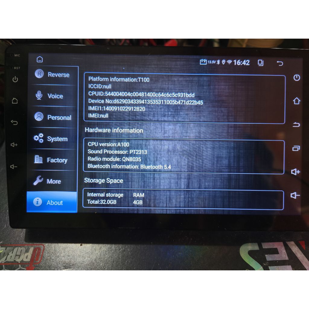 topway 9in t100 second