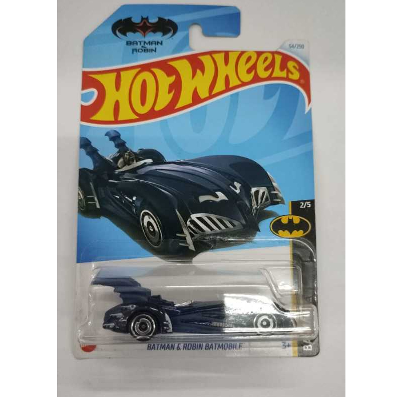 Hot Wheels C24 Batman and Robin Batmobile Hitam Blue TV