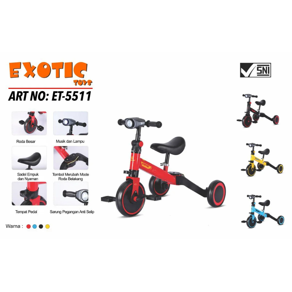 Exotic balance bike ET-5511
