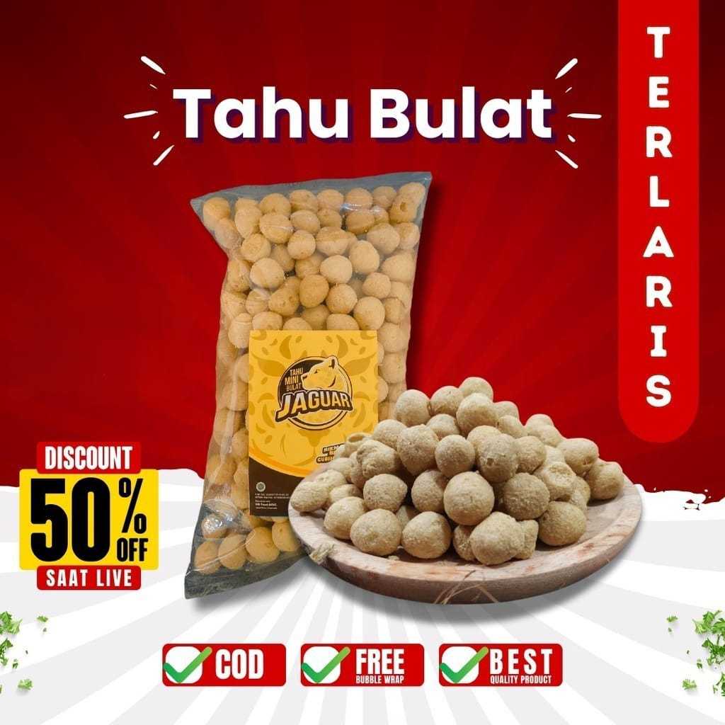 Tahu Bulat Mini Kering 2Kg / Keripik Tahu Pong Kering / Cuanki Lidah / Cuanki Tahu / Pilus Cikur