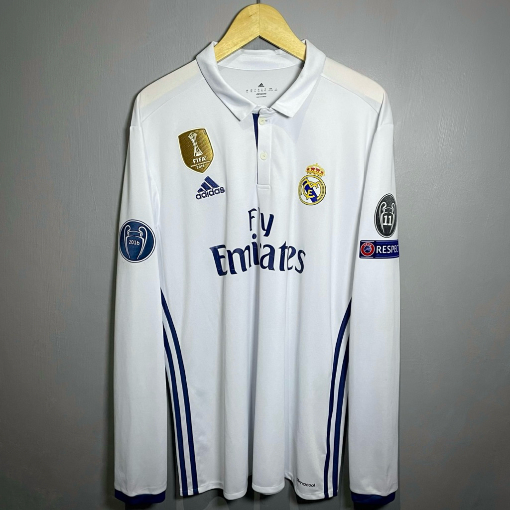Jersey Original Real Madrid Home 2016/2017 LongSleeve Ronaldo - XL