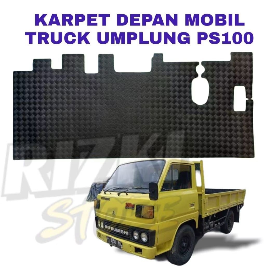karpet alas kaki bagian depan mobil truck umplung ps100 bagian depan saja (DHA STORE)