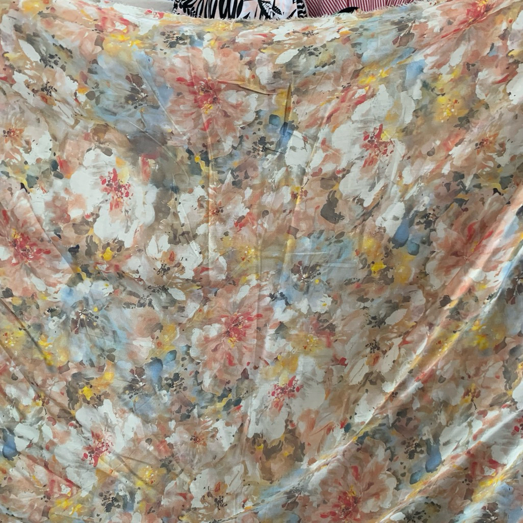 Kain Katun Rayon Viscose Premium | katun rayon | rayon motif | Rayon premium | Daster | Kemeja | Piy