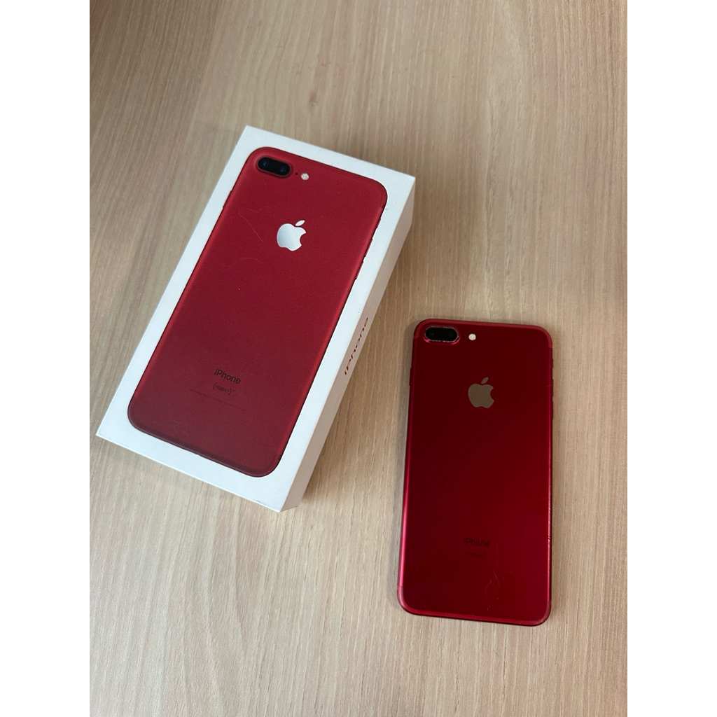 READY MEDAN Used Iphone 7 Plus Red Edition Mulus pemakaian pribadi 128gb Limited Edition Iphone 7+ H