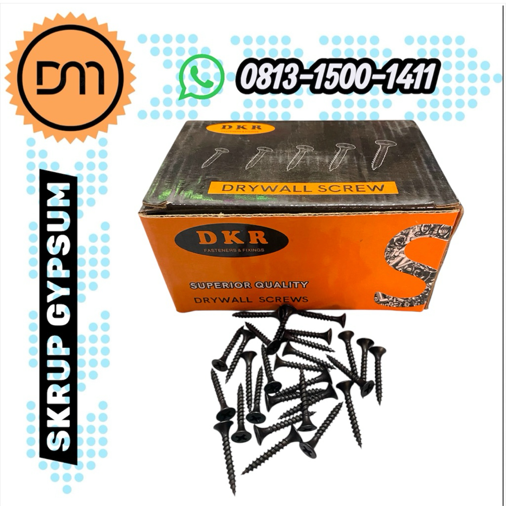 DM - Sekrup gypsum / skrup gypsum DKR / sekrup hitam