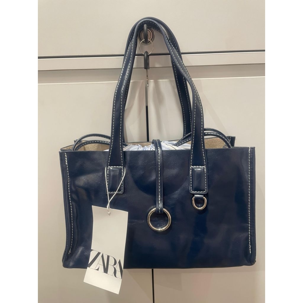 (Original) Zara Tote Bag in blue