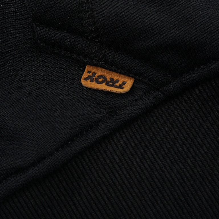 Troy Company Hoodie Boxy Double Slider Zip Black Greatness - Hoodie Zipper Hitam ZDSH 3379