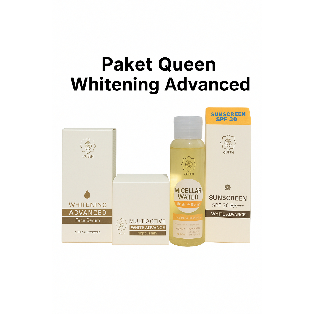 [PROMO BUNDLING] Paket Viva Queen Whitening Advanced – Skincare Pencerah Wajah Siang & Malam