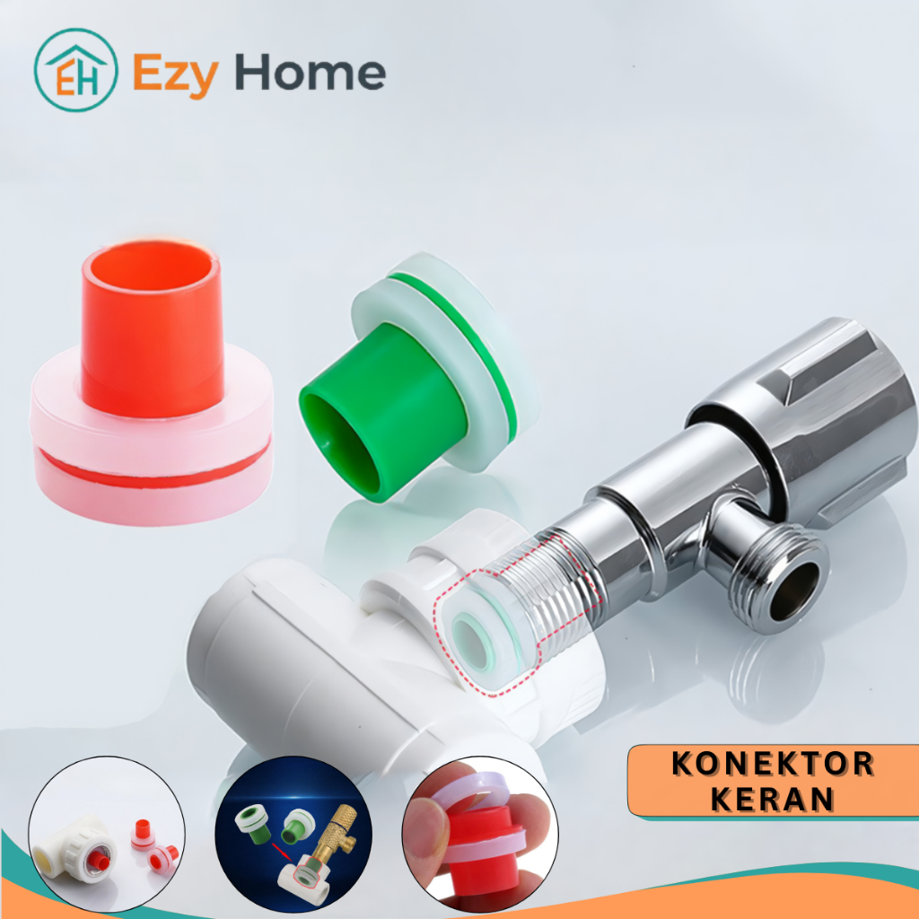 Ezy Home - Ring Karet Seal Pipa Anti Bocor Sambungan Keran Air Gas Silikon Sealant Stop Karet Packin