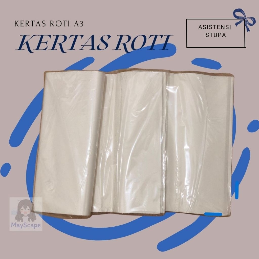 KERTAS ROTI A3/ KERTAS TRACING GAMBAR A3/ KERTAS ASISTENSI GAMBAR ISI 50 LEMBAR
