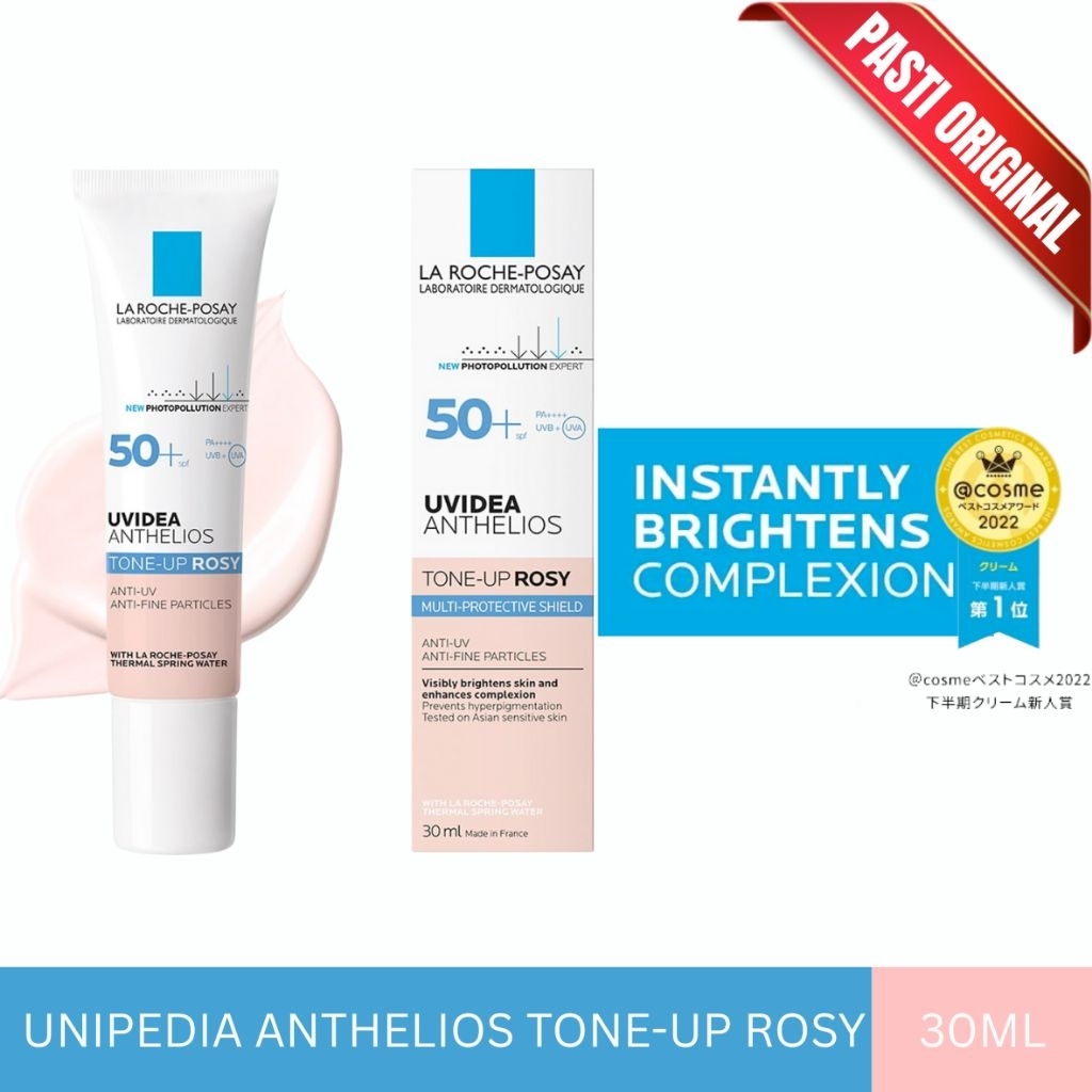 (Pasti Ori) La Roche Posay Uvidea Anthelios SPF 50 tone up ROSY