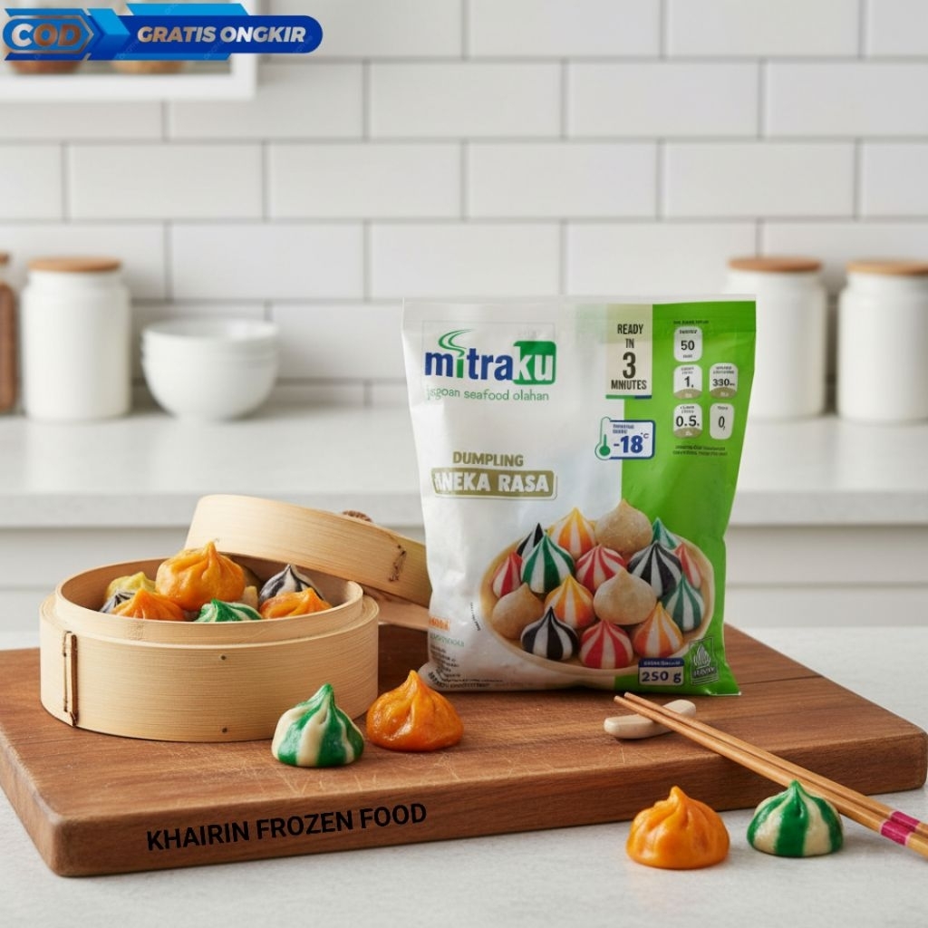 Mitraku Dumpling Aneka Rasa Frozen Food Khairin