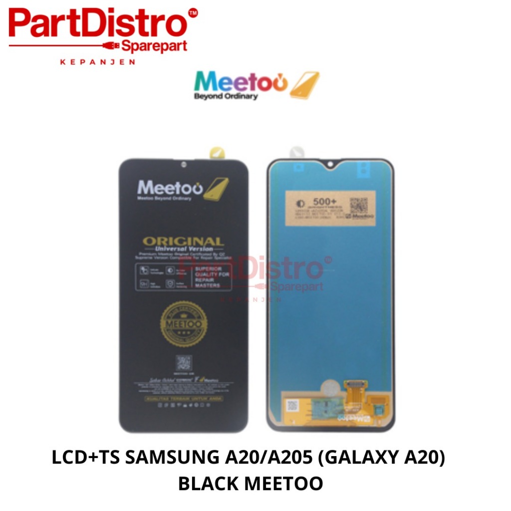 LCD+TS SAMSUNG A20/A205 (GALAXY A20) BLACK MEETOO