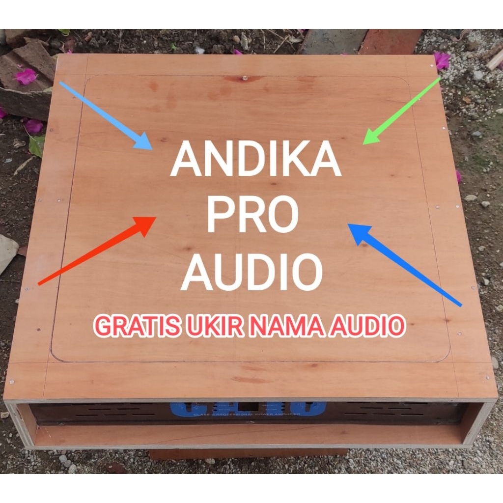 BOK POWER CA 10 TRIPLEK 15 MM ( GRATIS UKIR NAMA )