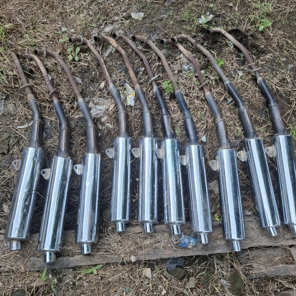 Kenalpot Knalpot Supra X 125 KPH Karbu Betmen Batman / Supra 125 Old Lama Original