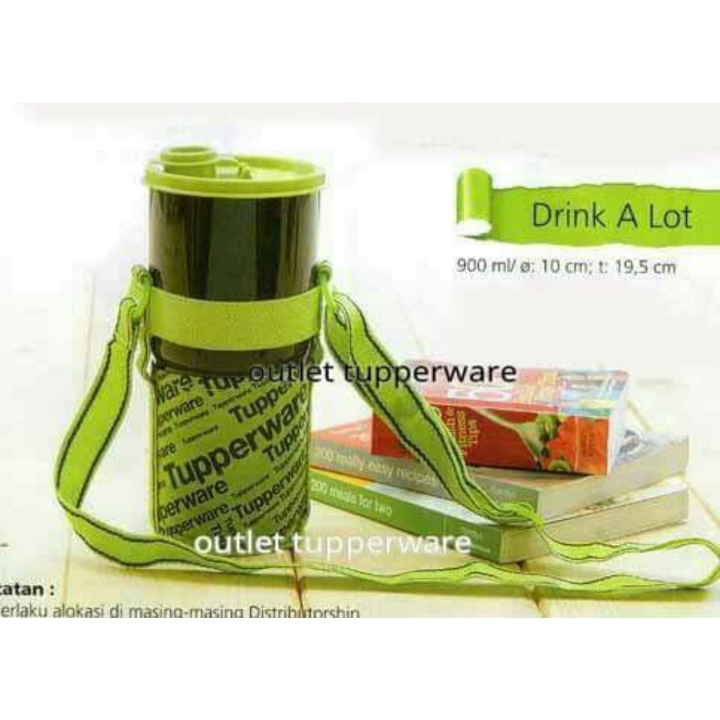 botol minum tupperware lengkap dengan tali