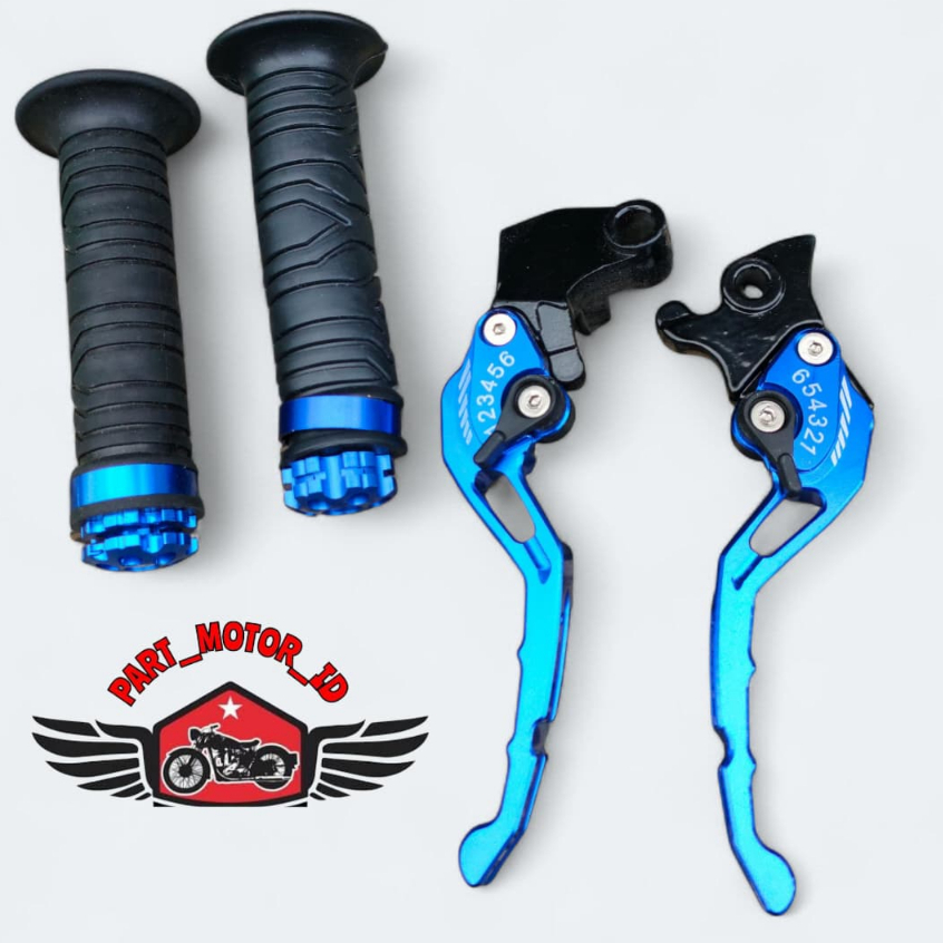 [PROMO] Handle REM dan KOPLING Stelan Variasi Motor FULL CNC Yamaha Vixion Old New RX King Scorpio X