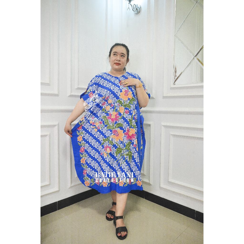 (NEW)DAVINA Daster Lowo Encim Jumbo Rayon Dres Panjang Busui Friendly Santai 2025 Terlaris