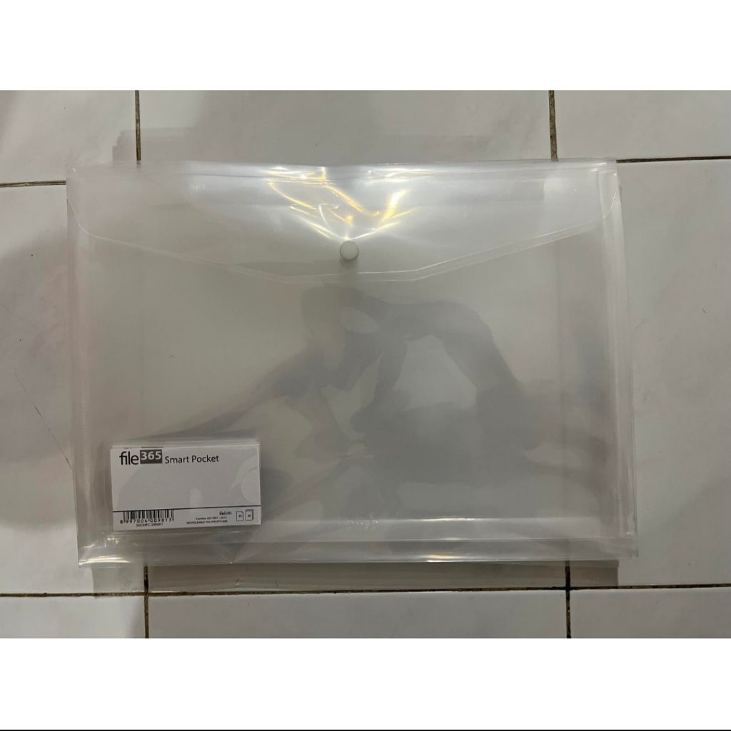 Map Plastik kancing Daiichi Bening / Map Smart Pocket