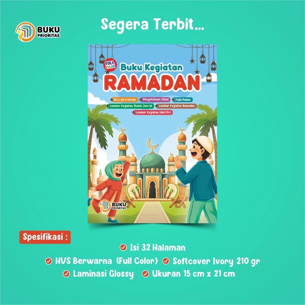 [PROMO MURAH] BUKU KEGIATAN RAMADHAN ANAK AGENDA RAMADHAN BONUS DOA HARIAN FIQIH LEMBAR KEGIATAN