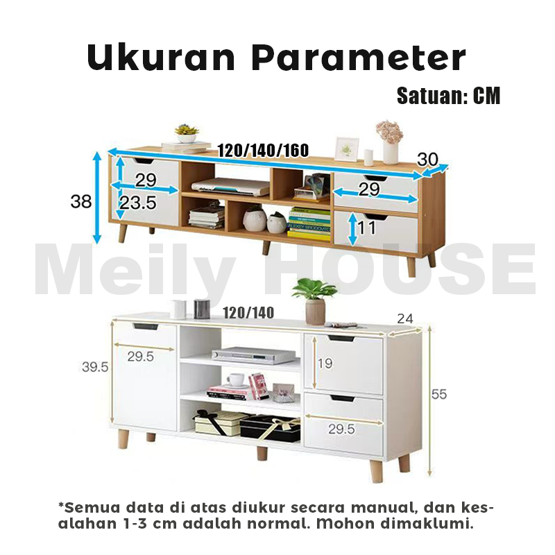 recommended termurah 100% aman meja tv minimalis rak tv lemari tv modern buffet tv aesthetic 2025