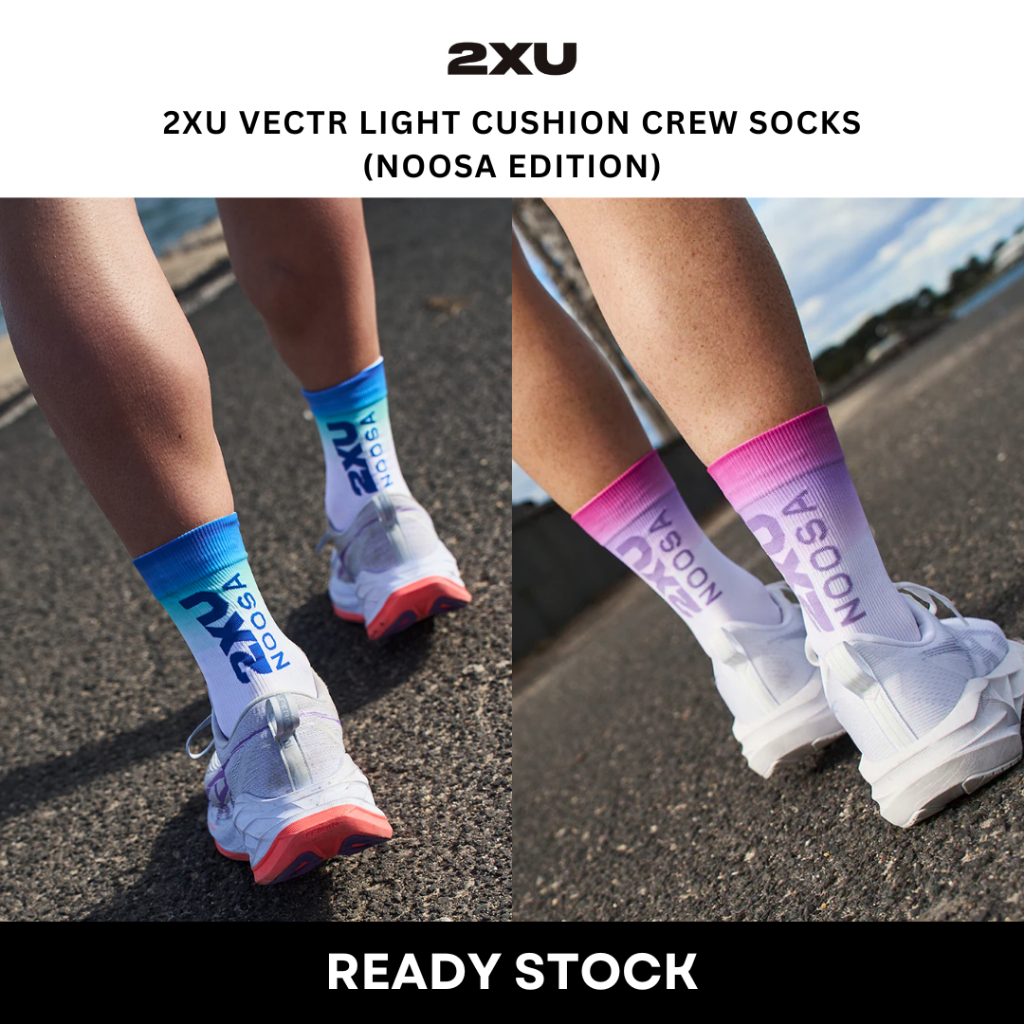 2XU Vectr Light Cushion Crew Socks (Noosa Edition)