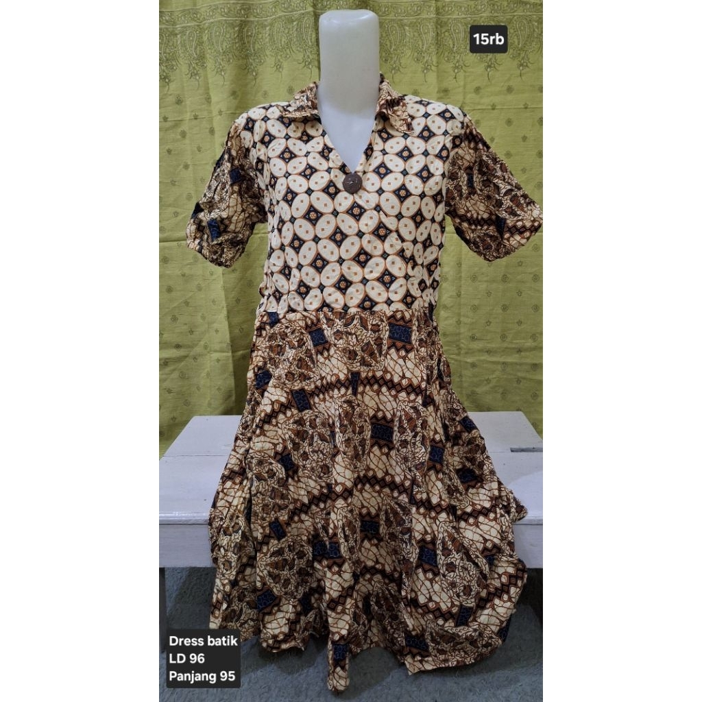 Preloved dress batik