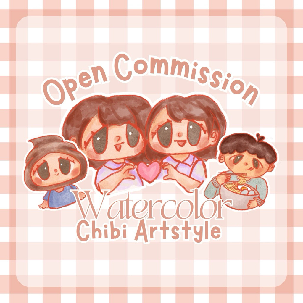 (SOFTFILE) CUSTOM GAMBAR ILUSTRASI CHIBI ART DIGITAL