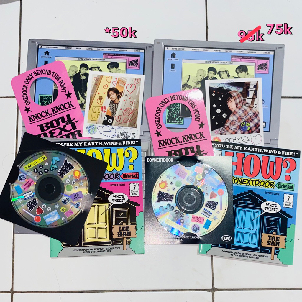 [ALBUM ONLY] sticker unsealed taesan leehan