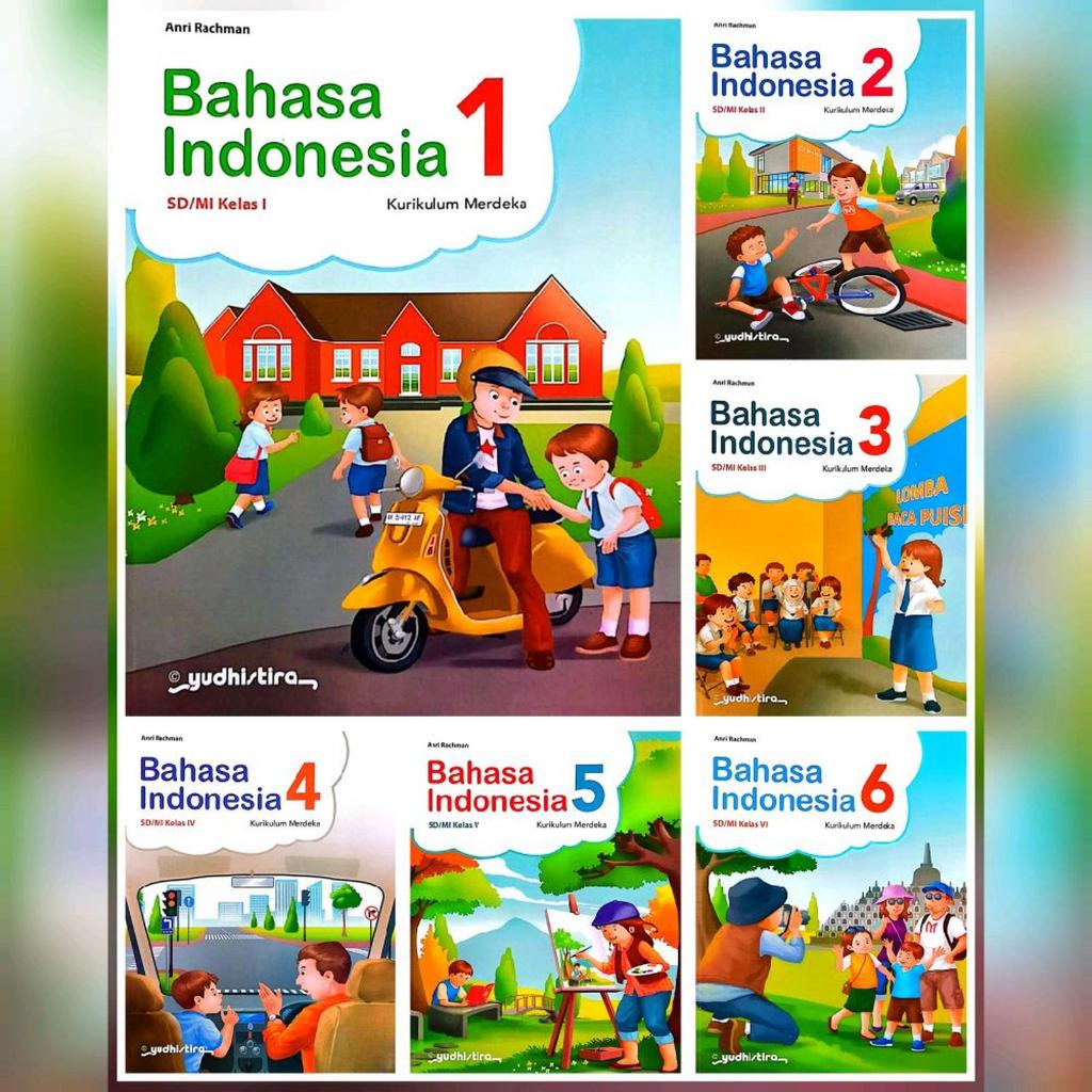 Yudhistira Bahasa Indonesia SD 1-6 Diskon || Yudhistira Bahasa Indonesia SD Revisi Merdeka